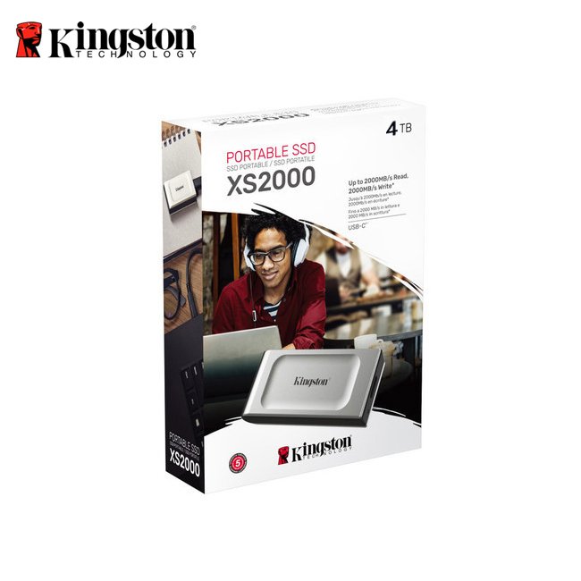 金士頓 Kingston XS2000 4TB USB-C 外接式行動固態硬碟 SSD (KT-SXS2000-4TB)