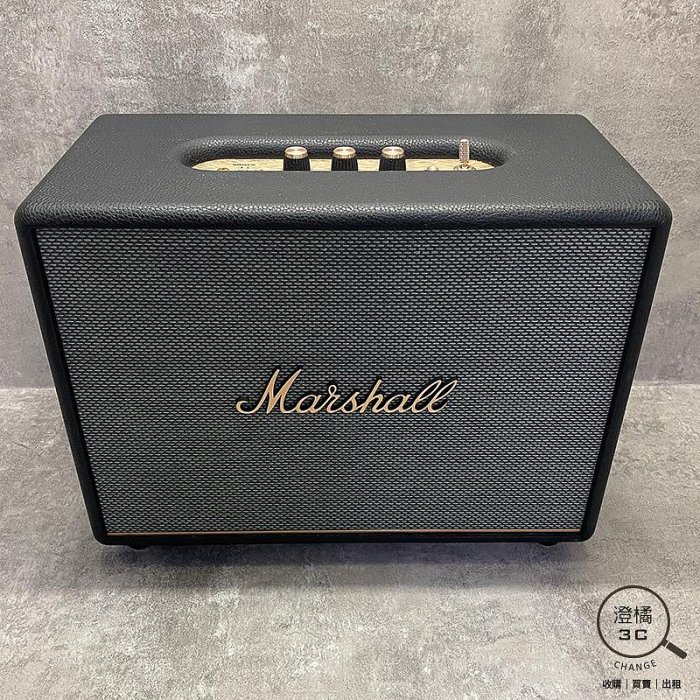 澄橘』Marshall Woburn III 藍牙喇叭公司貨經典黑《二手交換買賣