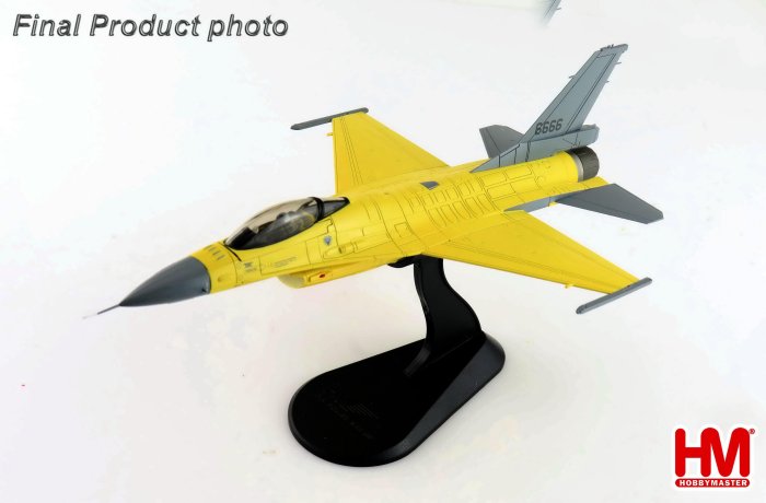 魔玩達人】1/72 HM HA38036 F-16V Yellow Viper 國軍構改黃蛇黃