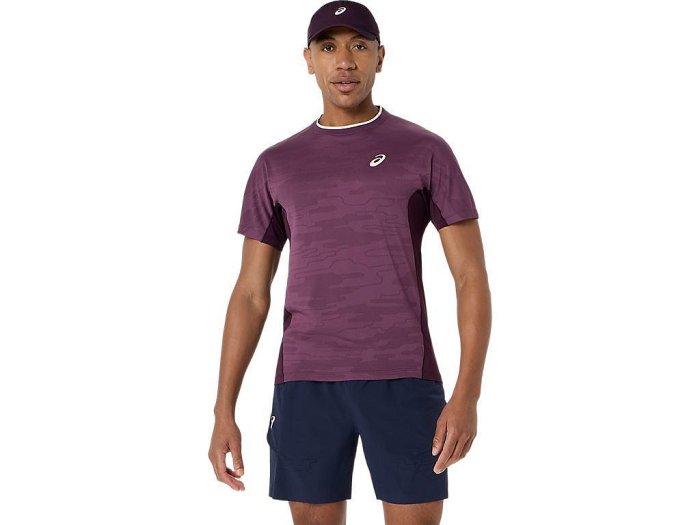 【曼森體育】ASICS 亞瑟士 短袖上衣 男款 ACTIBREEZE 美網 海外版 網球上衣 2041A419 選手同款