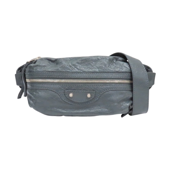 Balenciaga 巴黎世家 灰色 羊皮 Neo Lift beltbag 腰包 542013 【二手名牌BRAND OFF】