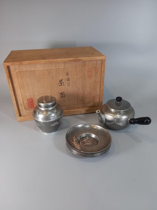 錫製 茶壺 茶入 錫製茶壺- 藏品資料- 國立臺灣歷史博物館典藏網