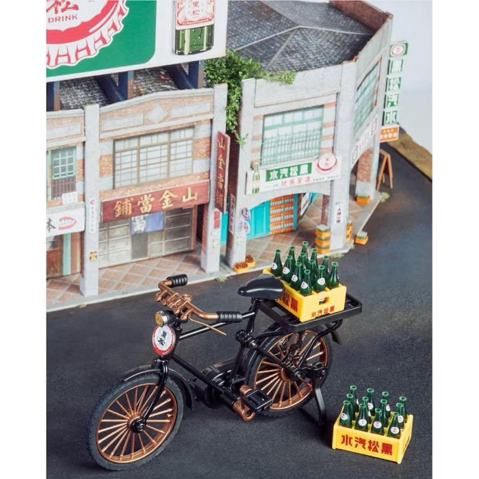 7-11 黑松100週年紀念 復古送貨腳踏車