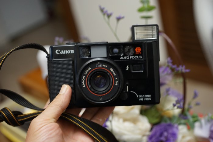 售】剛保養Canon AF35M 38mm F2.8大光圈街拍底片機送電池約85成