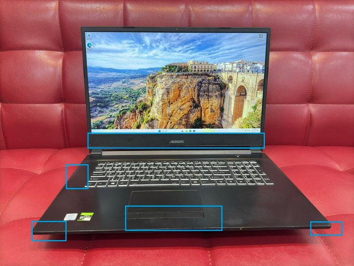 【艾爾巴二手】技嘉 Aorus 7 i7-9750H 16G+512G 17.3吋 黑 -#筆電#中壢店00059