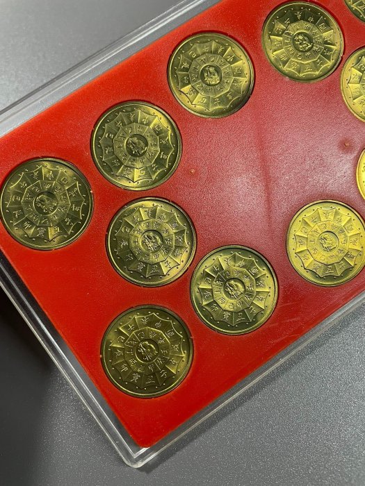 上海造幣廠 精製 十二生肖紀念章 12枚フルセット／1986〜1993年頃 上海