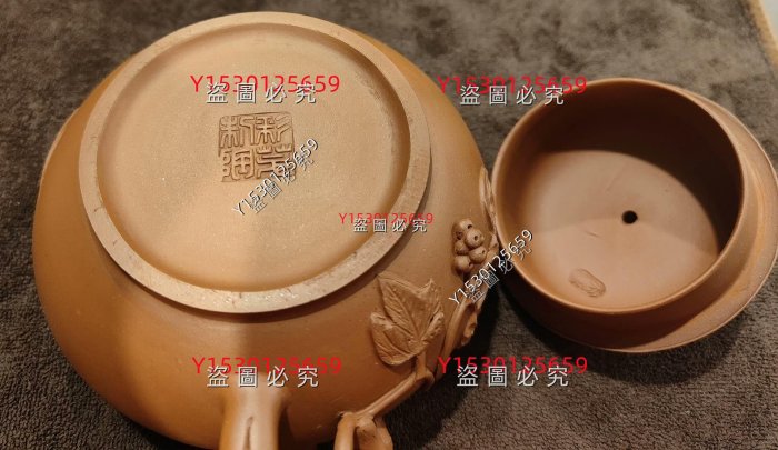 宜興紫砂壺，八九十年代彩芳款，290mI，黃龍山原礦大紅泥不可多得