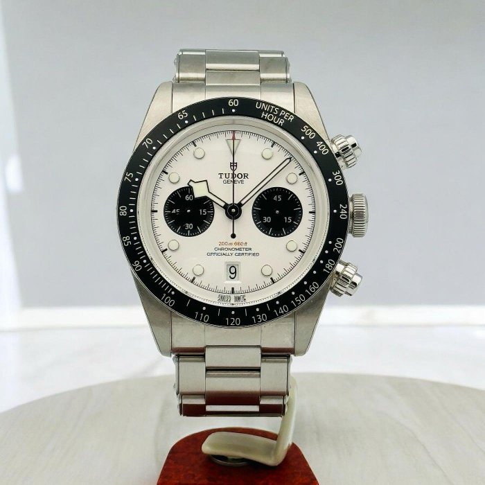 樂時計 二手極新 Tudor 帝舵 79360N 79360 白色熊貓面盤 計時累計功能 2021年9月 盒單齊全
