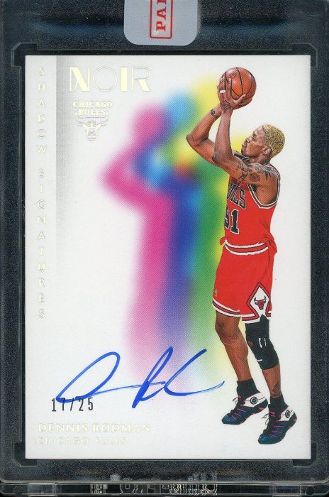 (C)2023-24 NOIR Dennis Rodman 雙面親筆簽名卡 限量17/25張(原封殼)