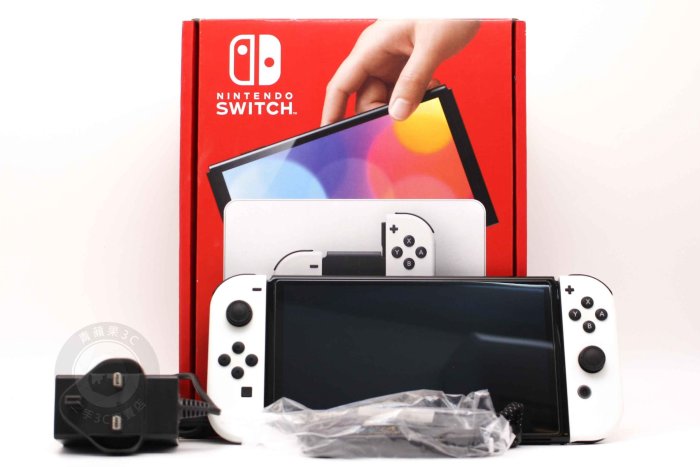 【台南橙市3C】NINTENDO Switch OLED 白色 二手遊戲主機 #96236
