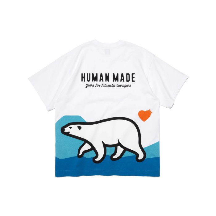 humanmade23ss シロクマ GRAPHIC T シロクマ HUMAN MADE スタッフ