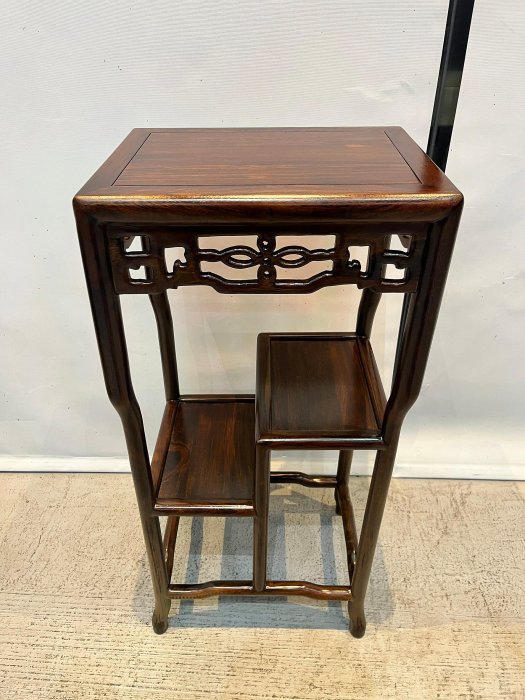 ~宏品二手傢俱 台中推薦宏品2手家具館GT331BJ*雞翅木雕花花架*雞翅木長桌*原木家具 泡茶桌 原木椅 紅木組椅 長凳子 電器櫃 書櫃 收納櫃 茶几 餐桌椅