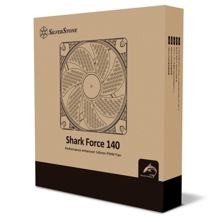 小白的生活工場*銀欣 SilverStone Shark Force 140 PWM 鯊魚紋風扇(SF140B)