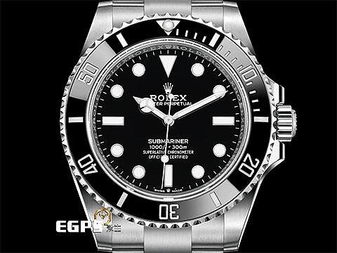 【永久流當品】ROLEX 勞力士 Submariner 蠔式 潛航者 124060 無曆 黑水鬼 VPZ3756