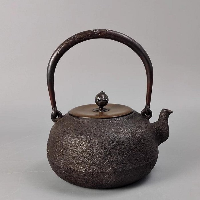 【宇】FA084 龍文堂造 扇面鳥地文 銅蓋鉄瓶 時代物 Yahoo!オークション -「鉄瓶 龍文堂」の落札相場・落札価格