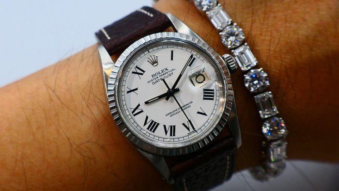 【美好時光】停產逸品ROLEX 1603罕見buckley印刷大羅馬面盤美品！RSC洗油保養完成！（ 1601 16014 16234參考）