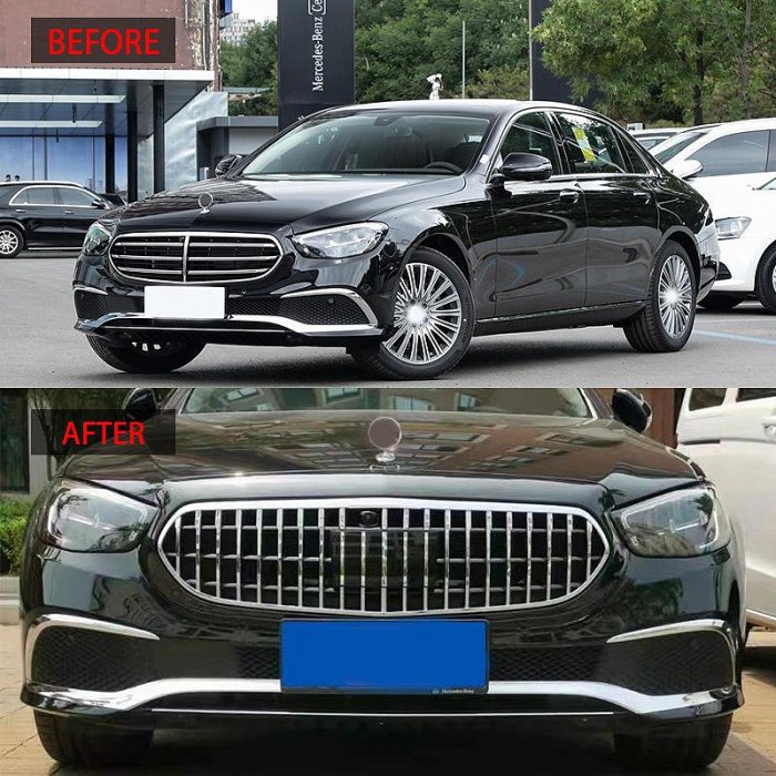 2021-2023款E級W213立標行政版改邁巴款水箱罩ABS材質