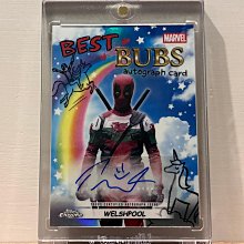 2025 Topps Chrome Marvel Deadpool Welshpool 變體版deadpool 親筆簽名卡 值得收藏