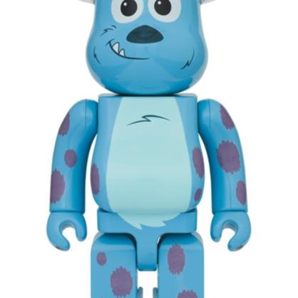 BE@RBRICK MIKE 1000％ + SULLEY 1000％ 大眼仔1000% 毛怪1000
