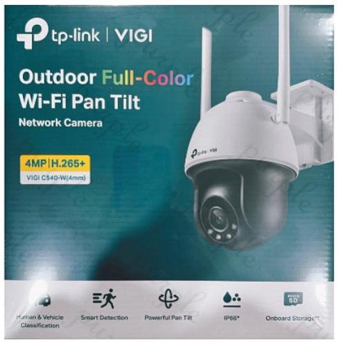 現貨 tp-link VIGI C540-W 4MP戶外全綵Wi-Fi旋轉式無線監視器 商用網路監控攝影機