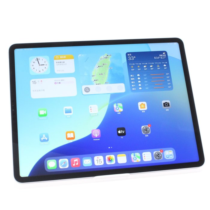 【US3C-台南店】【一元起標】台灣公司貨 Apple iPad Pro 6 256G WiFi 12.9吋 太空灰 M2晶片 聰穎接點 四揚聲器 二手平板