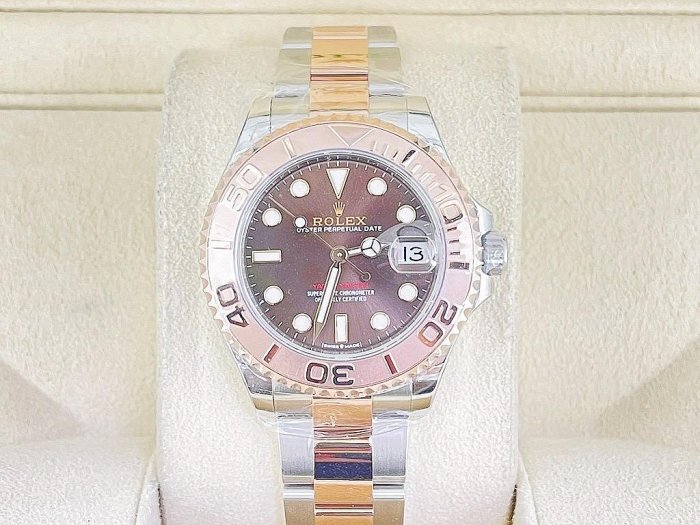 賀成交【英皇精品集團 】ROLEX勞力士 Yacht Master 268621 玫瑰金小遊艇
