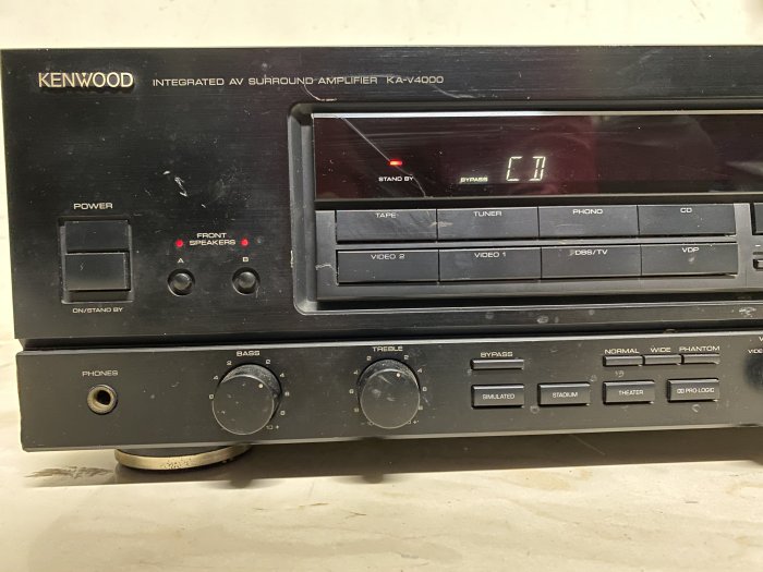Kenwood ka v4000 環繞/綜合擴大機 聽音樂的好聲音~日本製造 110-240V