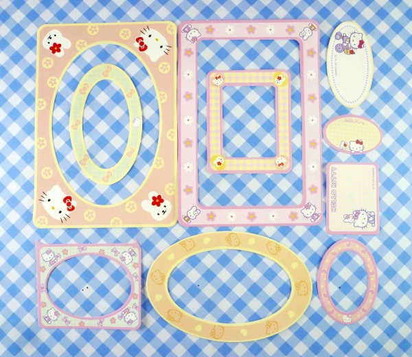 【震撼精品百貨】Hello Kitty 凱蒂貓~KITTY貼紙-相框