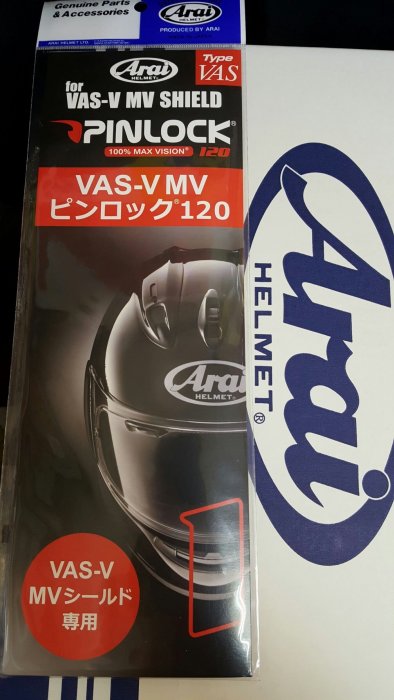 日本Arai RX7X防霧片RX-7X VAS-V 防霧片Pinlock 120 VASV防霧片∼除霧