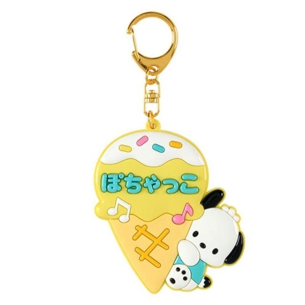 小禮堂 Sanrio 三麗鷗 帕恰狗 PVC造形鏡吊飾 (懷舊校園系列)