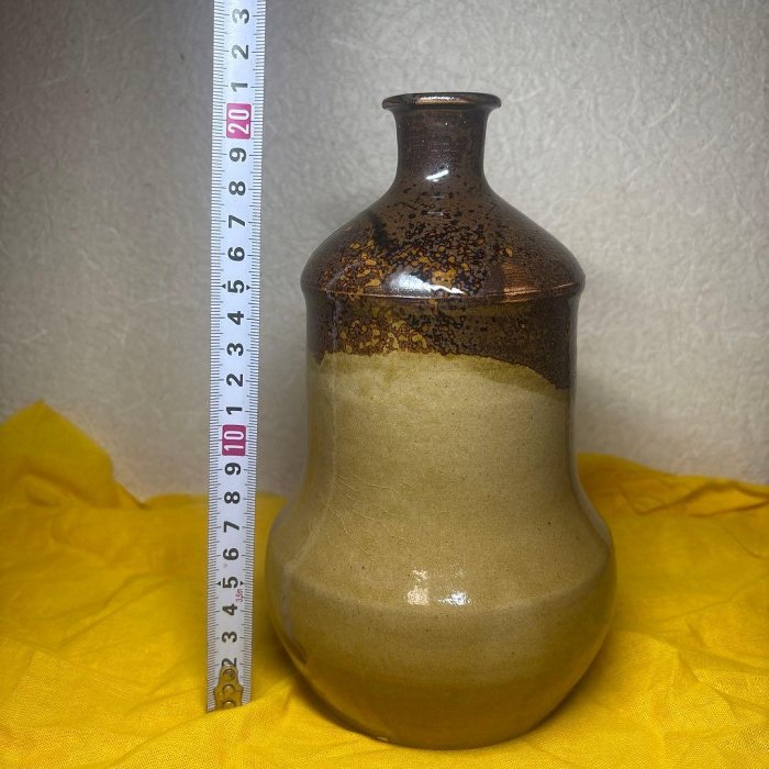 丹波立杭焼 無形文化財 十四代 正元直作 花瓶 花生 一輪挿し 丹波立杭燒正元直花瓶無形文化財| Yahoo拍賣