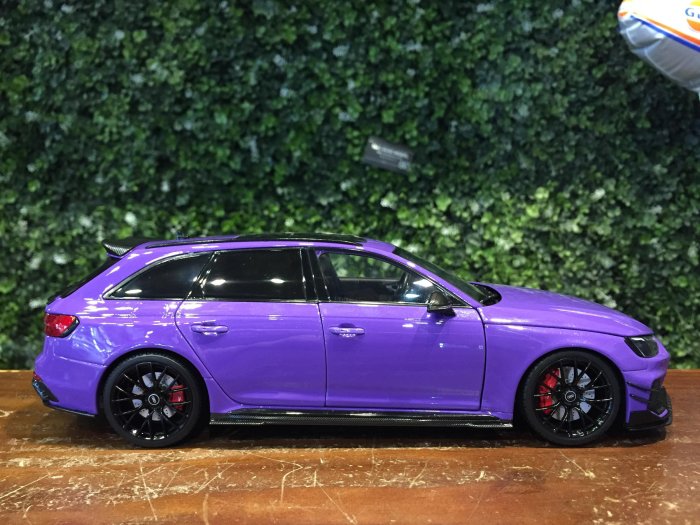 1/18 KiloWorks Audi RS4 Darwin PRO Purple KLW0002301【MGM