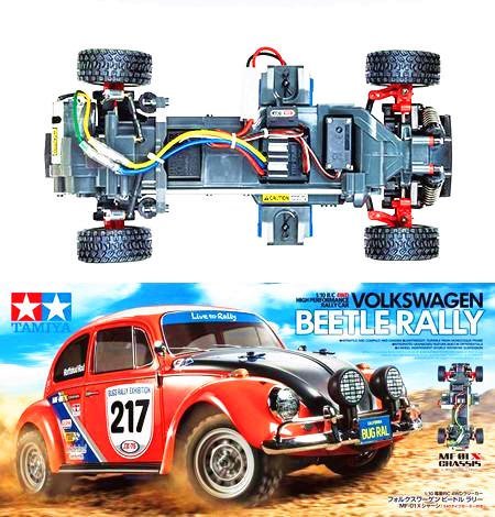 創億RC 田宮TAMIYA 1/10 電動遙控車vw Beetle福斯金龜Rally - MF