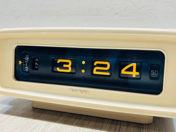JP.com】日本中古美品Sankyo DT-303 Digital Flip Clock 滾筒翻頁鐘