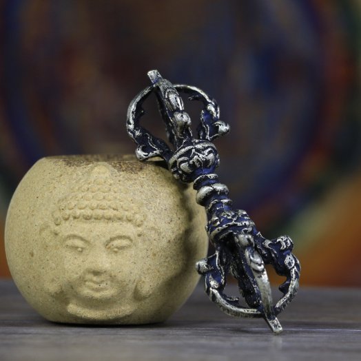 五股金剛杵白銅降魔杵密宗法器普巴杵藏傳佛教尼泊爾手工佛教法器鎮宅