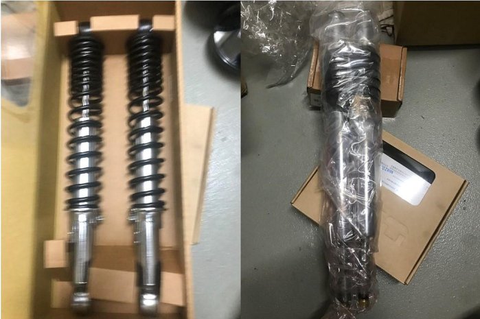 GOGORO 2 原廠前後避震器 前土除 後土除 後視鏡 掛勾 把手 踏墊 M-POST多功能支架 後靠背 捆包價