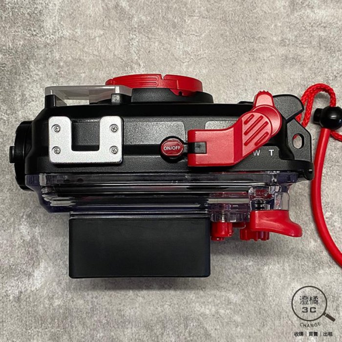 澄橘』Olympus Tough PT-056 防水殼For TG-4/TG-3《二手3C 無盒中古