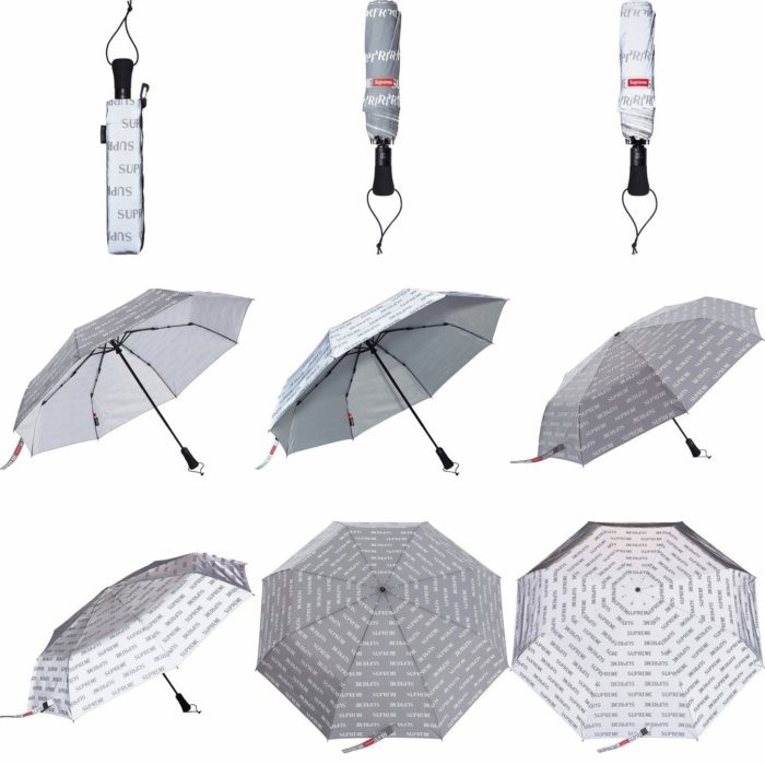 新品 Supreme Reflective Repeat Umbrella 傘 Supreme ShedRain Reflective Repeat Umbrella (FW16)