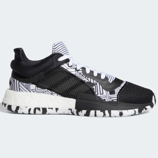 ADIDAS MARQUEE BOOST LOW 男鞋籃球緩震BOOST中底黑白【運動世界 