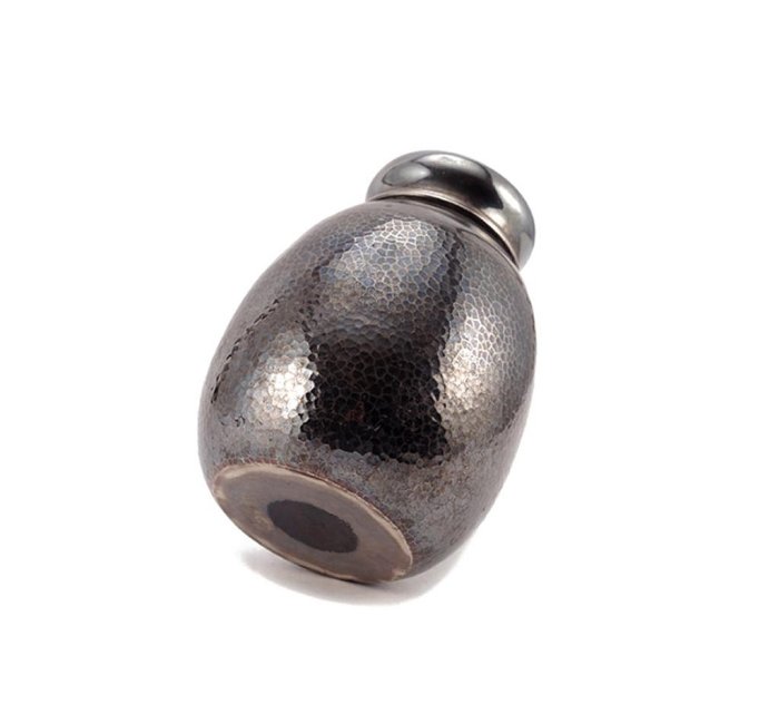 純銀鎚目茶入大勝堂造B-631 | Yahoo拍賣