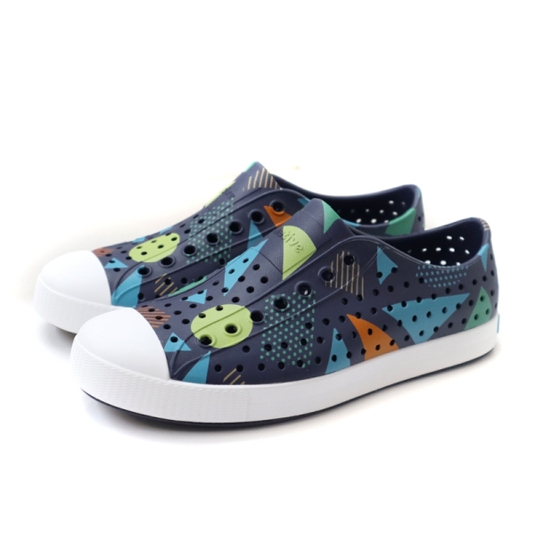 【現貨/預購】native JEFFERSON WANDERFOAM PRINT 洞洞鞋 深藍/綠 F0000233-4168 no516
