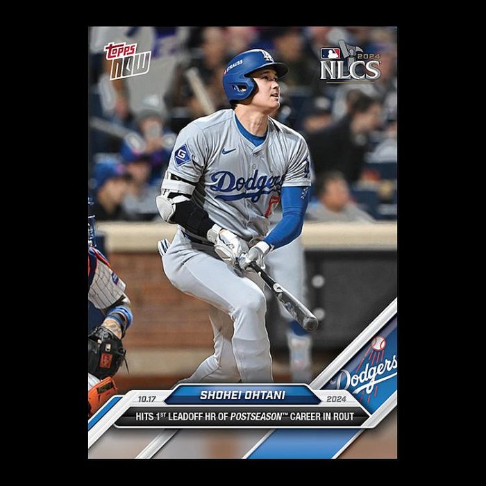Shohei Ohtani - 2024 MLB Topps NOW Card 845 - 大谷翔平首局首打席全