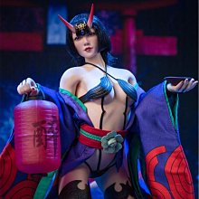 八田元氣:全新日版ALPHA K002 16 百鬼夜行酒顛1/6 酒吞童子包膠女素體