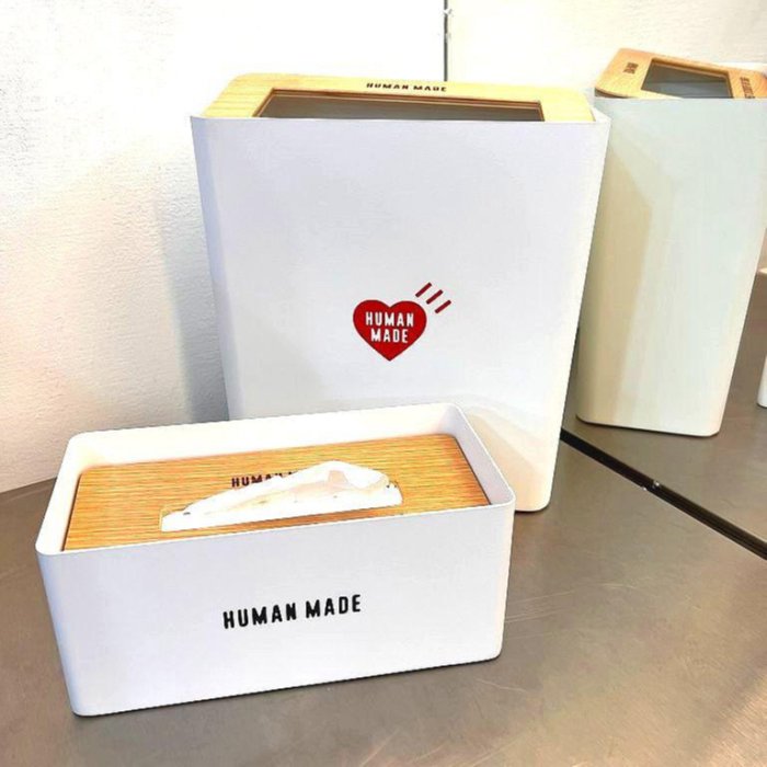 HUMAN MADE Steel Trash Can/Tissue Case HUMAN MADE Trash Can Gray