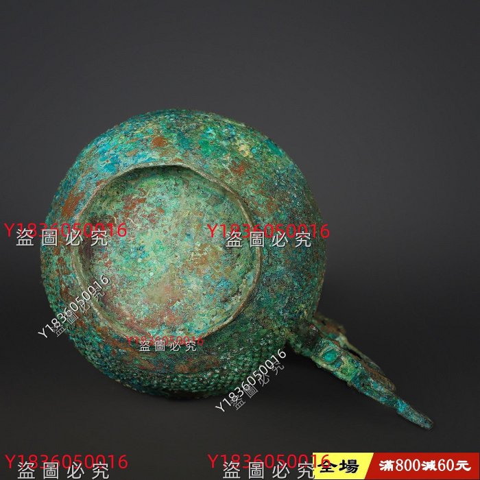 西周_青銅鳥頭壺重3550克，長26厘米，高42厘米舊藏古玩古董【八方進寶