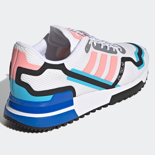 Adidas ZX 750 HD 男鞋慢跑休閒復古透氣白粉藍【運動世界】FV2872