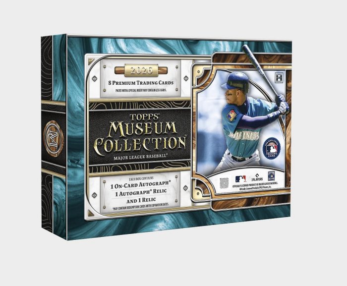 [預購] 2026 Topps Museum Collection Hobby Box 全新未拆一盒 抽大谷翔平 村上宗隆RC Griffey Jr Jeter