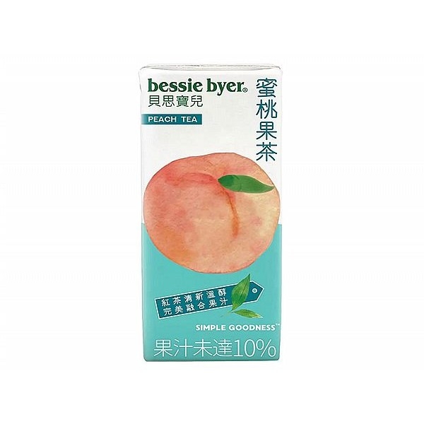 【限購6】Bessie Byer 貝思寶兒 蜜桃果茶(330ml) 美式賣場熱銷【小三美日】DS013718