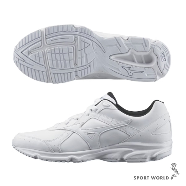 Mizuno 美津濃 休閒鞋 男鞋 女鞋 學生鞋 TRAINING 全白【運動世界】G1GC180901
