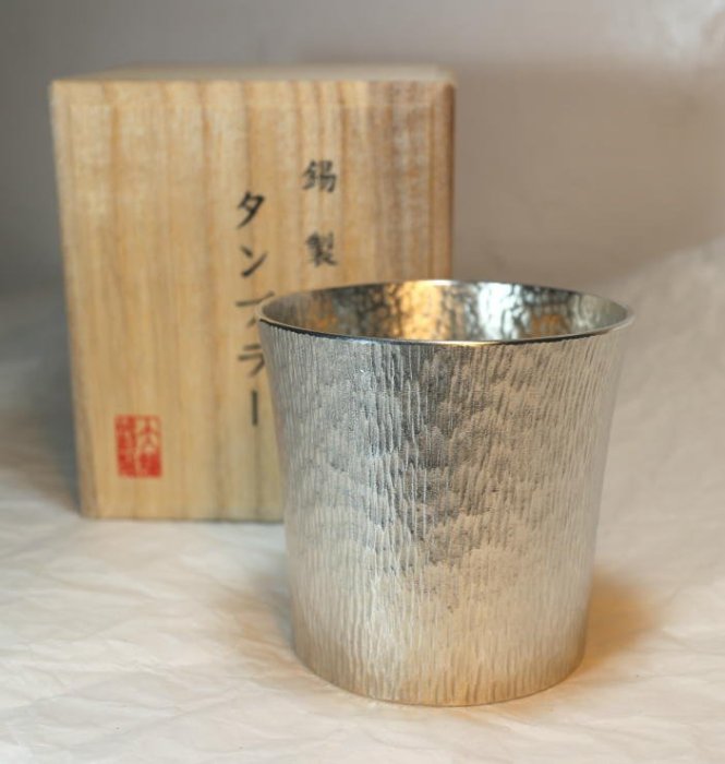 OSAKA SUZUKI~日本製造~tf2~大阪錫器~24-2-1~310ml~酒杯~錫杯~錫製品